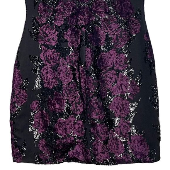 Dress the Population Short Sleeves Burnout Velvet Mini Dress Size Small‎ - Picture 10 of 16